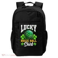 Lucky Bocce Ball Gift Italian Game Bocce Cool Gift Backpack thumb 0