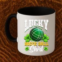 Lucky Bocce Ball Gift Italian Game Bocce Cool Gift Coffee Mug thumb 2