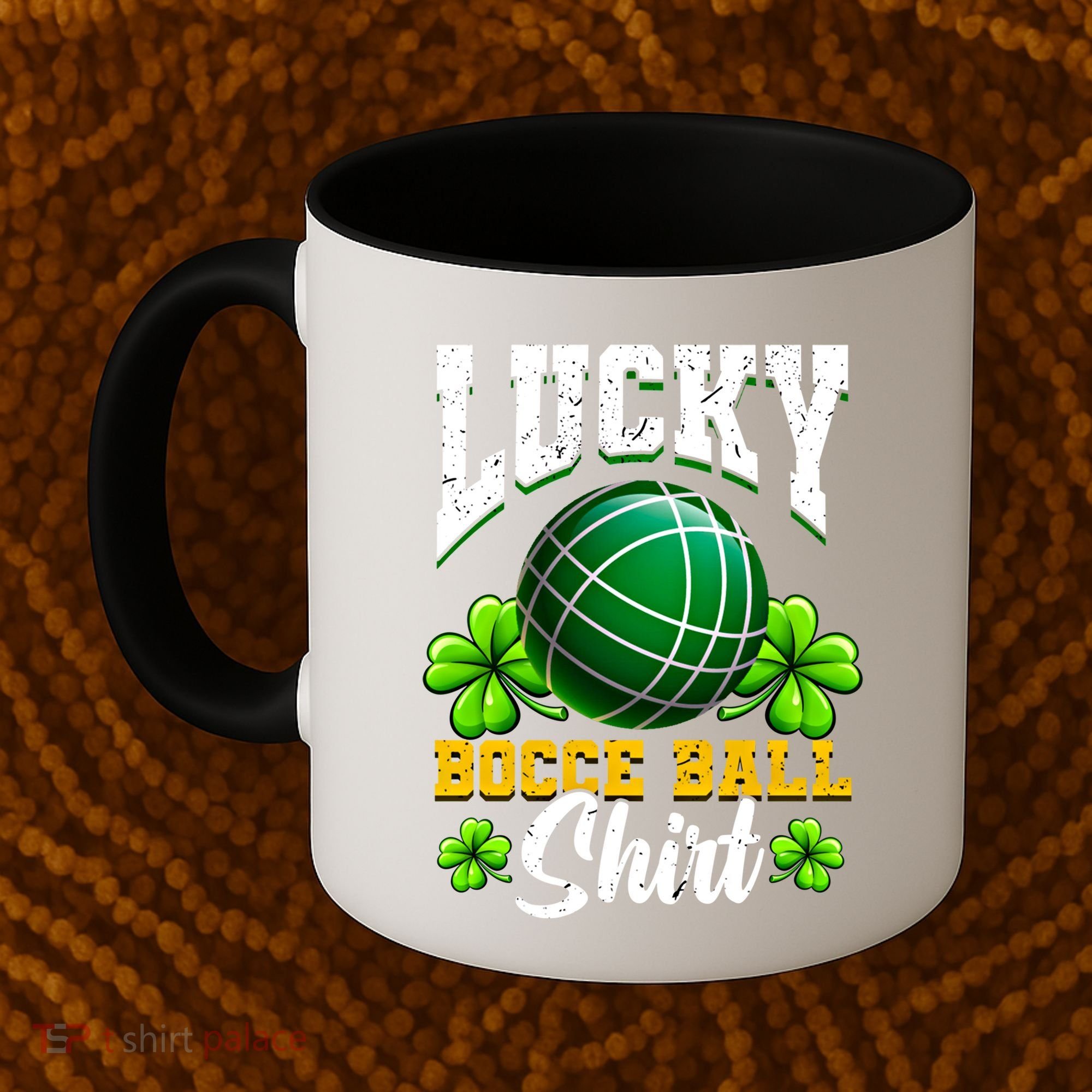Lucky Bocce Ball Gift Italian Game Bocce Cool Gift Coffee Mug