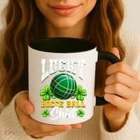 Lucky Bocce Ball Gift Italian Game Bocce Cool Gift Coffee Mug thumb 3