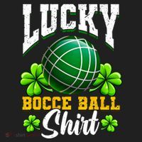 Lucky Bocce Ball Gift Italian Game Bocce Cool Gift Beanie thumb 2
