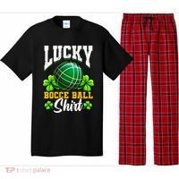 Lucky Bocce Ball Gift Italian Game Bocce Cool Gift Pajama Set thumb 0