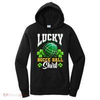 Lucky Bocce Ball Gift Italian Game Bocce Cool Gift Women's Hoodie thumb 0
