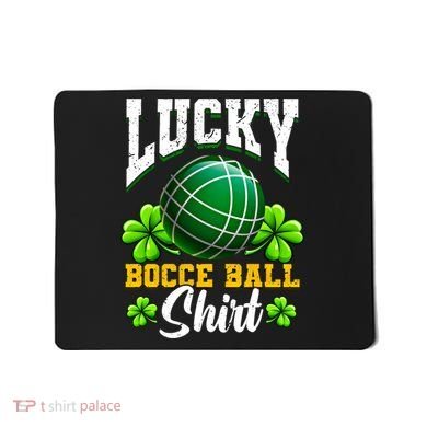 Lucky Bocce Ball Gift Italian Game Bocce Cool Gift Mousepad