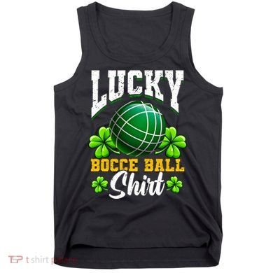 Lucky Bocce Ball Gift Italian Game Bocce Cool Gift Tank Top