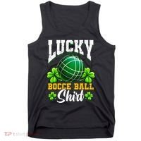 Lucky Bocce Ball Gift Italian Game Bocce Cool Gift Tank Top thumb 0