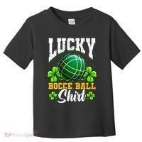 Lucky Bocce Ball Gift Italian Game Bocce Cool Gift Toddler T-Shirt thumb 0