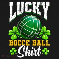 Lucky Bocce Ball Gift Italian Game Bocce Cool Gift Women's T-Shirt thumb 6