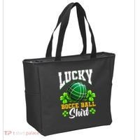 Lucky Bocce Ball Gift Italian Game Bocce Cool Gift Tote Bag thumb 2
