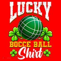 Lucky Bocce Ball Gift Italian Game Bocce Cool Gift Santa Hat thumb 1