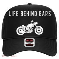 Life Behind Bars Funny Biker Motorcycle Gift Hat thumb 0