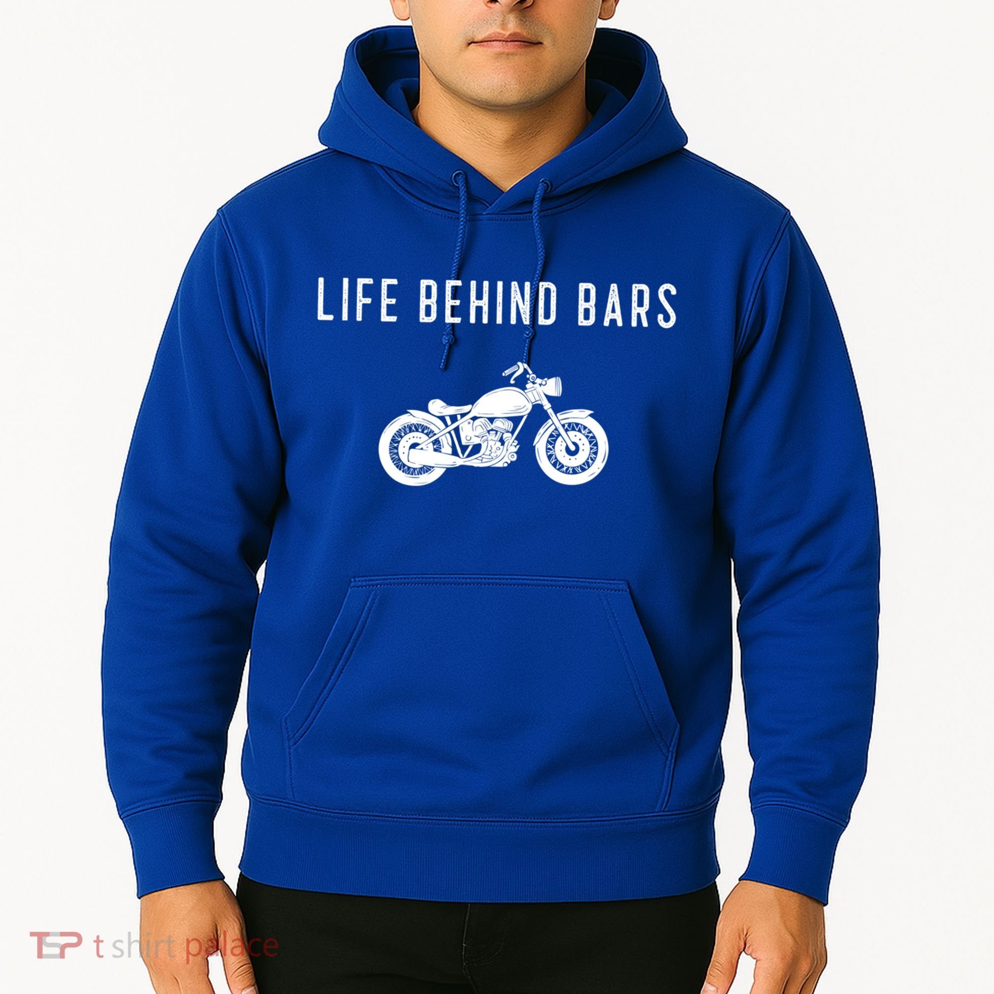 Life Behind Bars Funny Biker Motorcycle Gift Hoodie