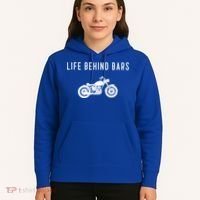 Life Behind Bars Funny Biker Motorcycle Gift Hoodie thumb 5