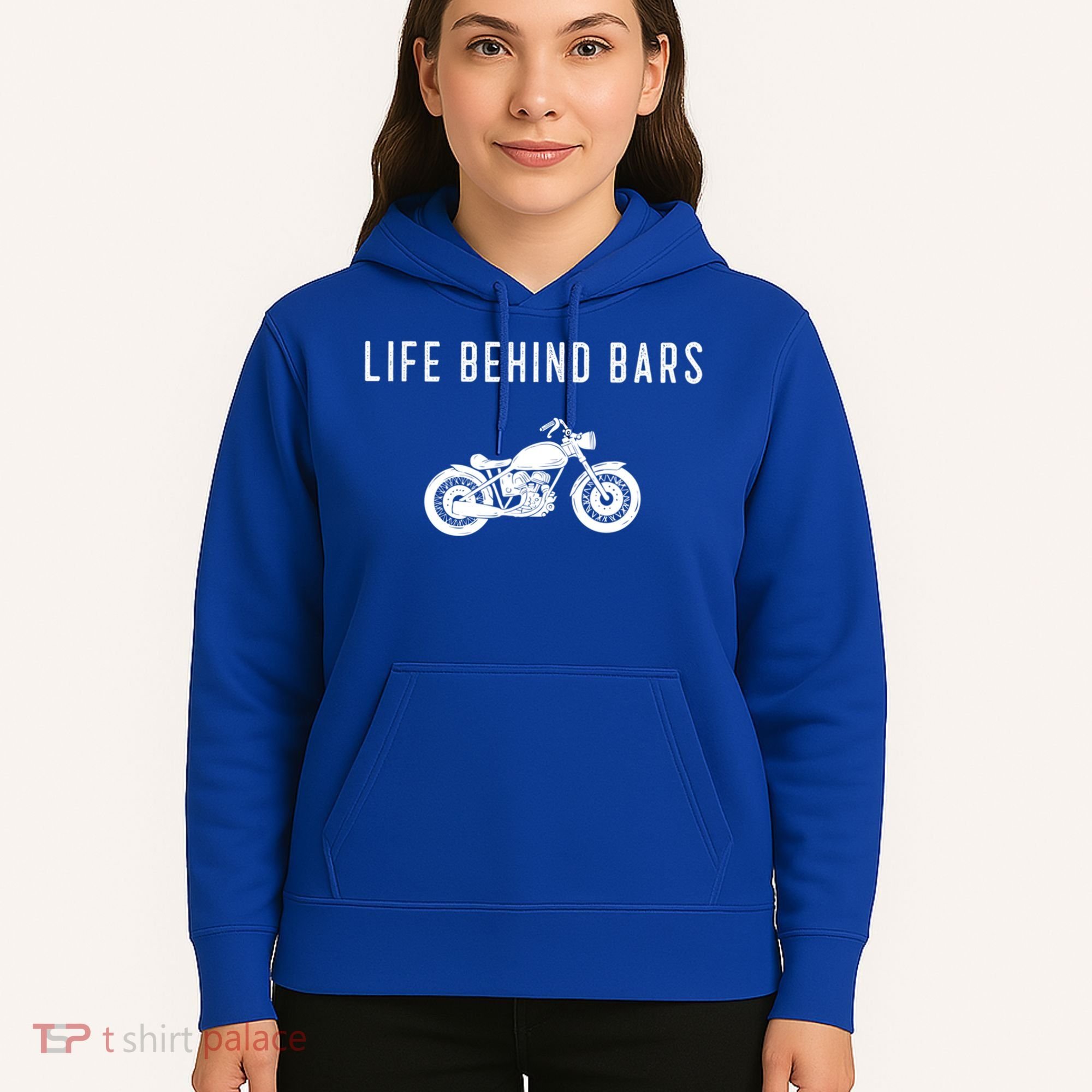 Life Behind Bars Funny Biker Motorcycle Gift Hoodie