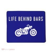 Life Behind Bars Funny Biker Motorcycle Gift Mousepad thumb 0
