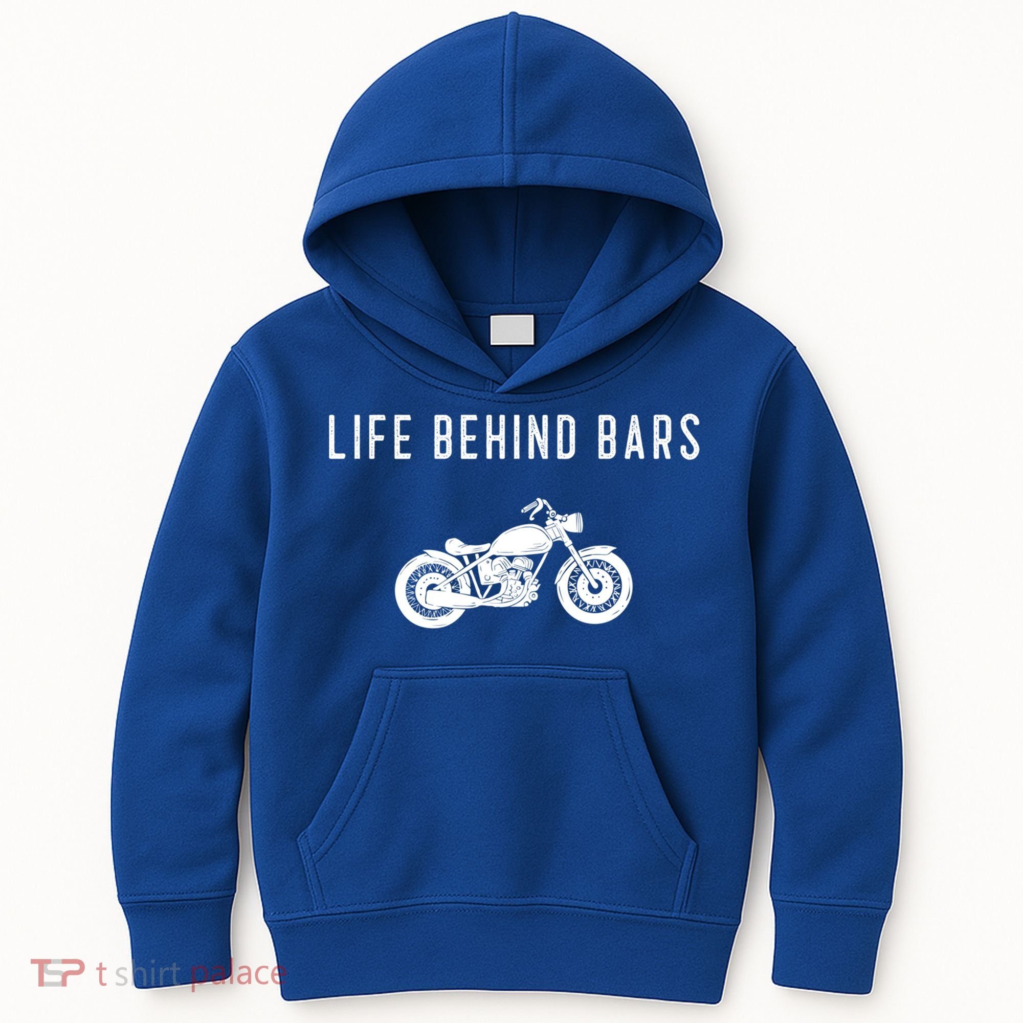 Life Behind Bars Funny Biker Motorcycle Gift Kids Hoodie