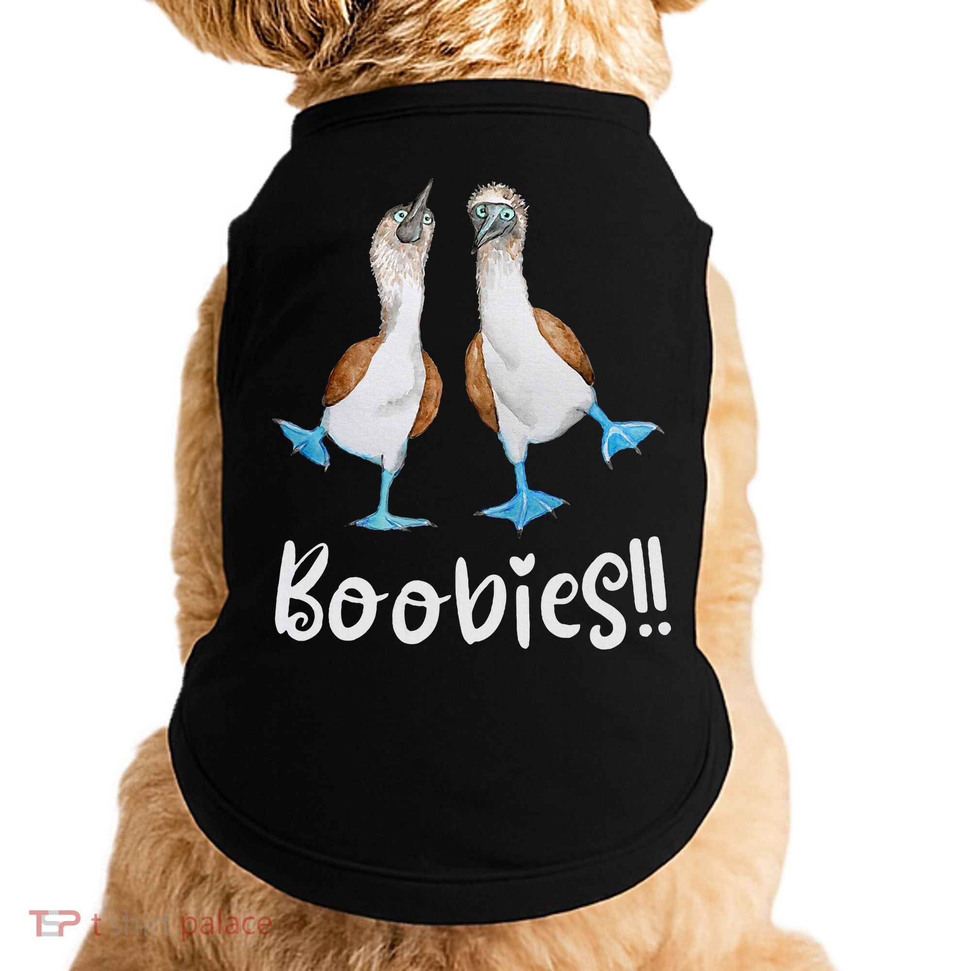 Love Bluefooted Boobies Bird Nerd For Birdwatching Doggie Tank