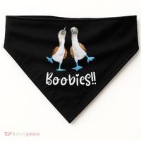 Love Bluefooted Boobies Bird Nerd For Birdwatching USA-Made Doggie Bandana thumb 0