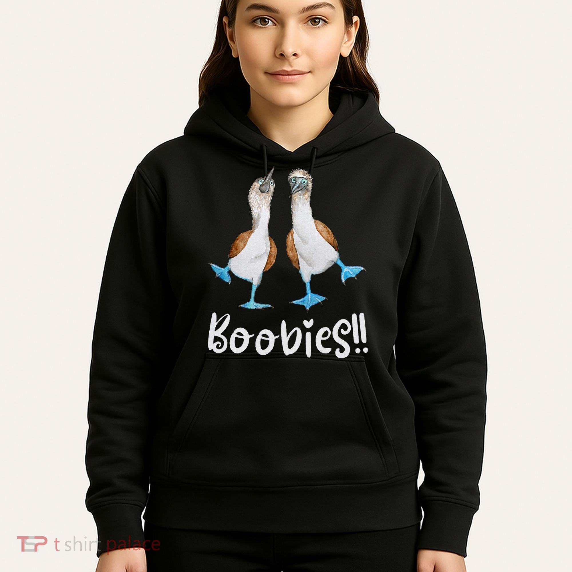 Love Bluefooted Boobies Bird Nerd For Birdwatching Hoodie