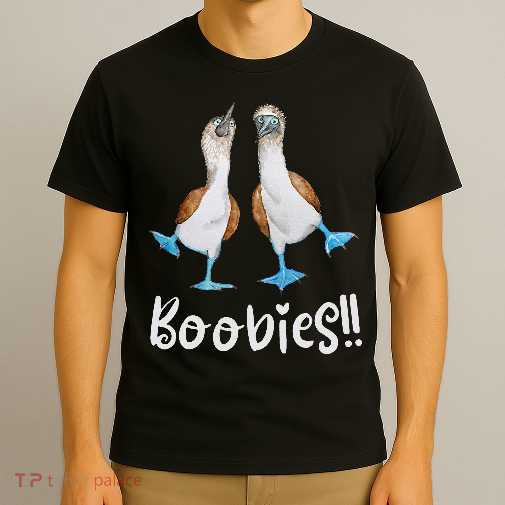 Love Bluefooted Boobies Bird Nerd For Birdwatching T-Shirt