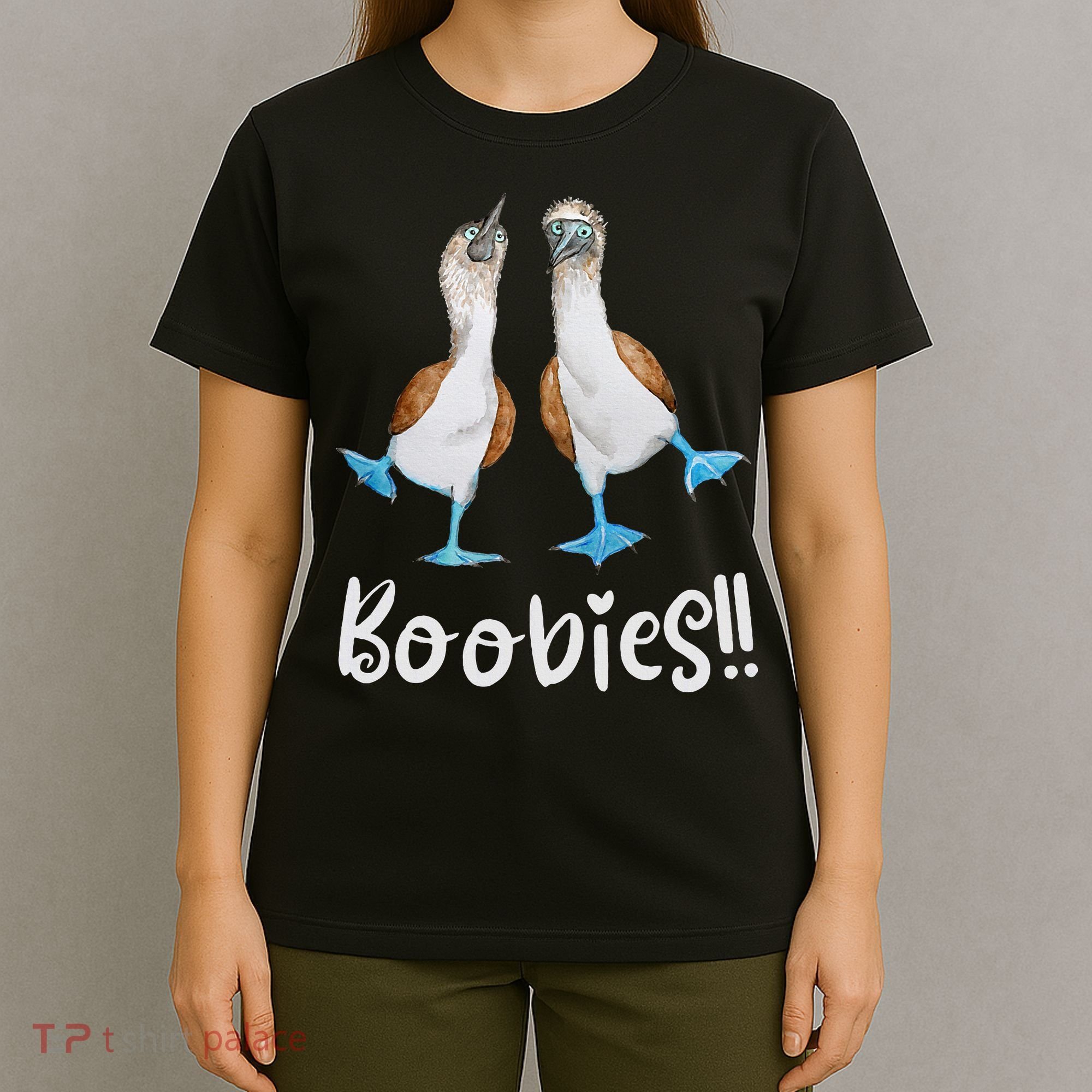 Love Bluefooted Boobies Bird Nerd For Birdwatching T-Shirt