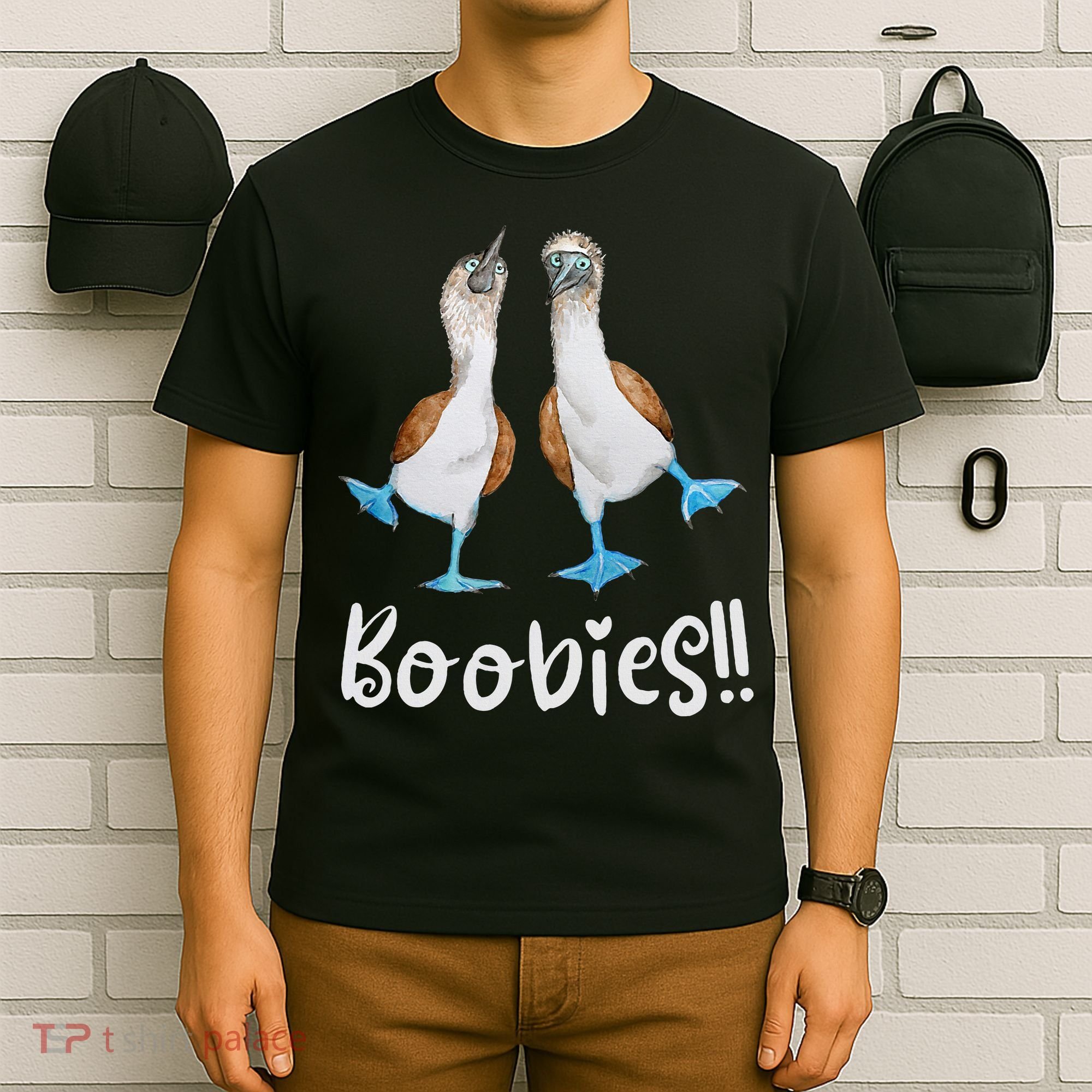 Love Bluefooted Boobies Bird Nerd For Birdwatching T-Shirt