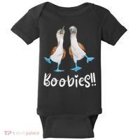 Love Bluefooted Boobies Bird Nerd For Birdwatching Baby Bodysuit thumb 0