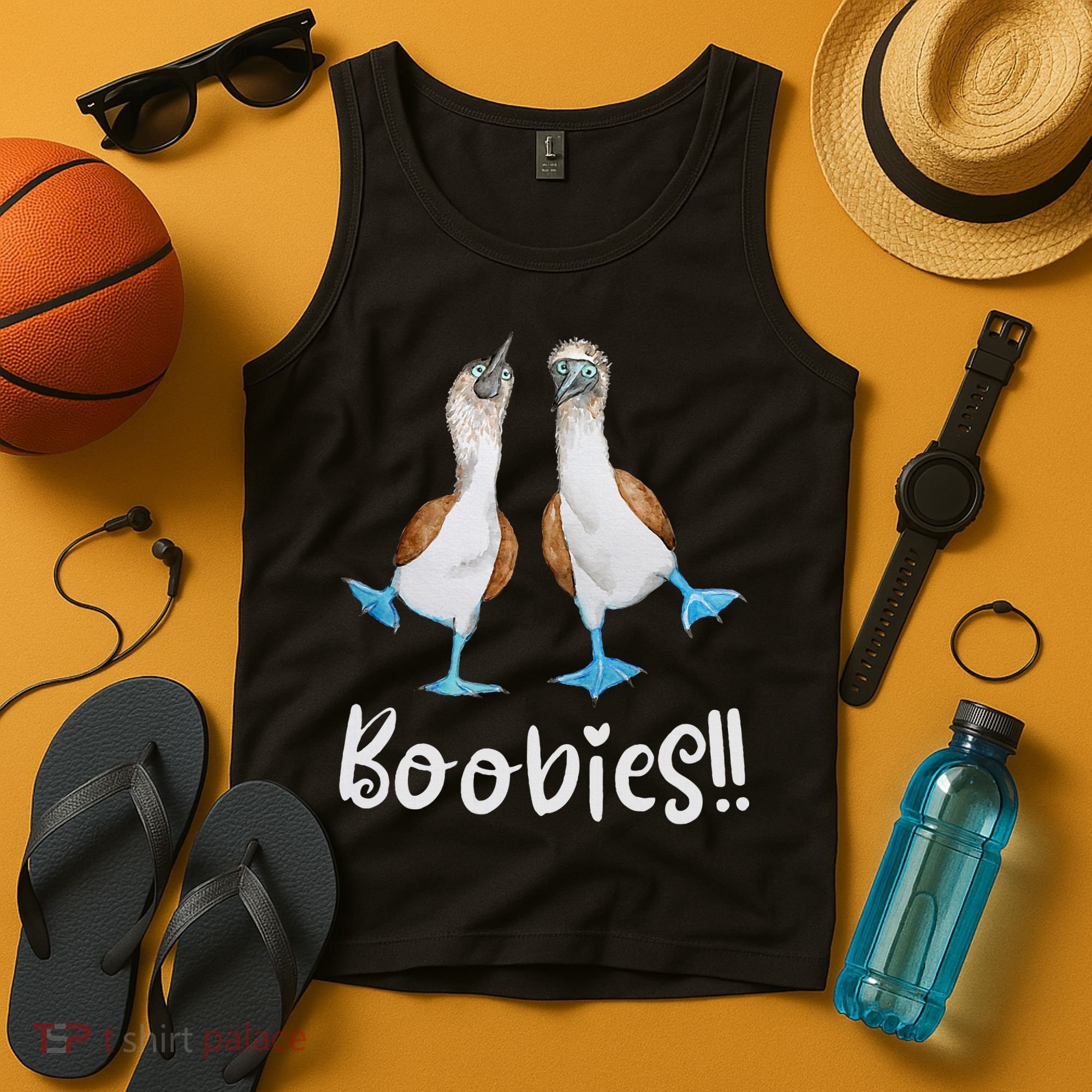 Love Bluefooted Boobies Bird Nerd For Birdwatching Tank Top