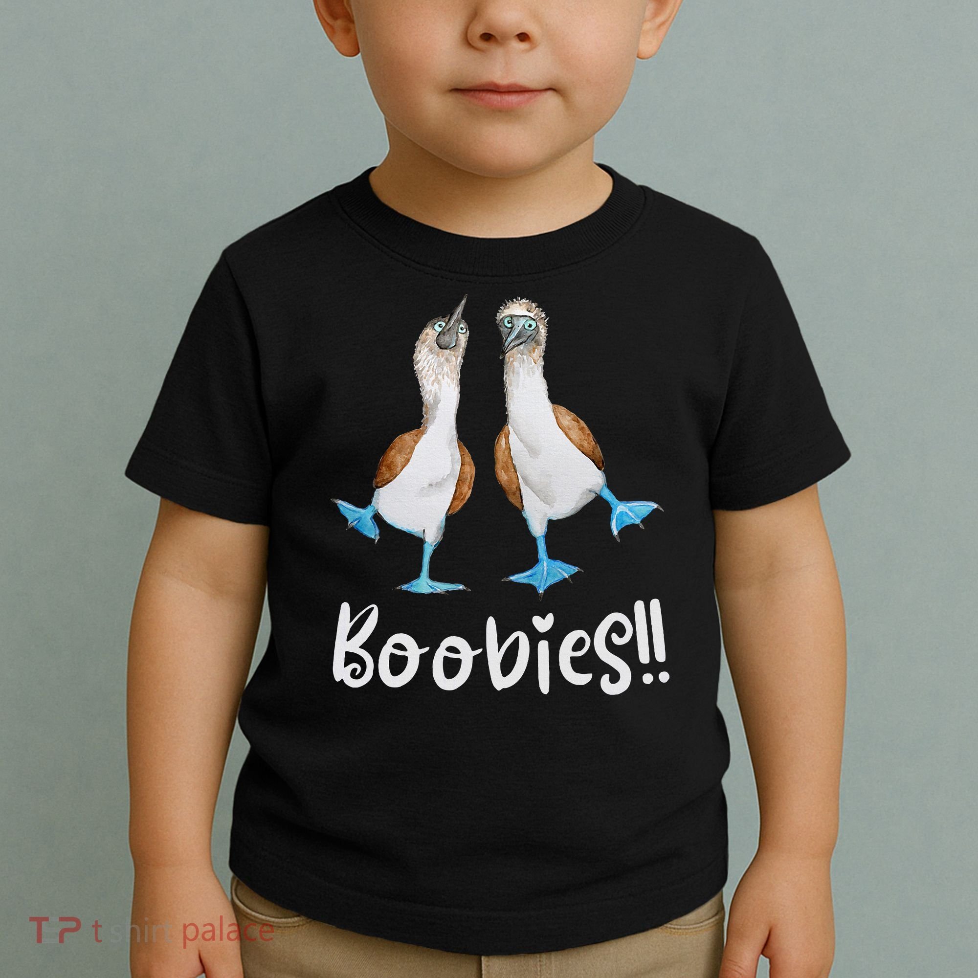 Love Bluefooted Boobies Bird Nerd For Birdwatching Toddler T-Shirt