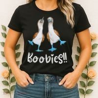 Love Bluefooted Boobies Bird Nerd For Birdwatching Women's T-Shirt thumb 2