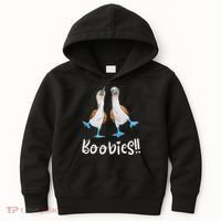 Love Bluefooted Boobies Bird Nerd For Birdwatching Kids Hoodie thumb 0