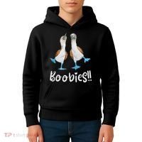 Love Bluefooted Boobies Bird Nerd For Birdwatching Kids Hoodie thumb 4