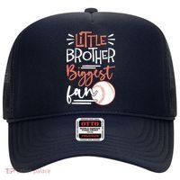 Little Brother Biggest Fan Baseball Season Hat thumb 0
