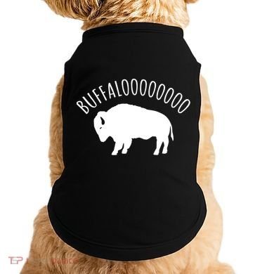 Lucky Buffalo Buffalooo Bison Nature Wildlife Design Cute Gift Doggie Tank