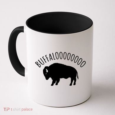 Lucky Buffalo Buffalooo Bison Nature Wildlife Design Cute Gift Coffee Mug