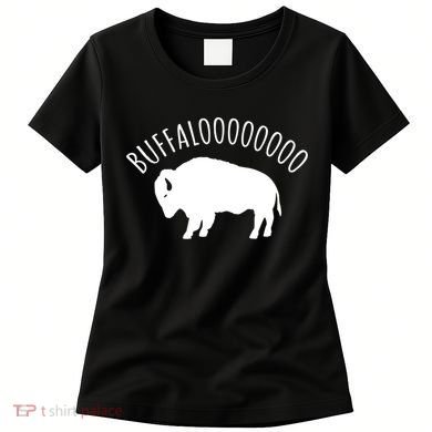 Lucky Buffalo Buffalooo Bison Nature Wildlife Design Cute Gift Women's T-Shirt