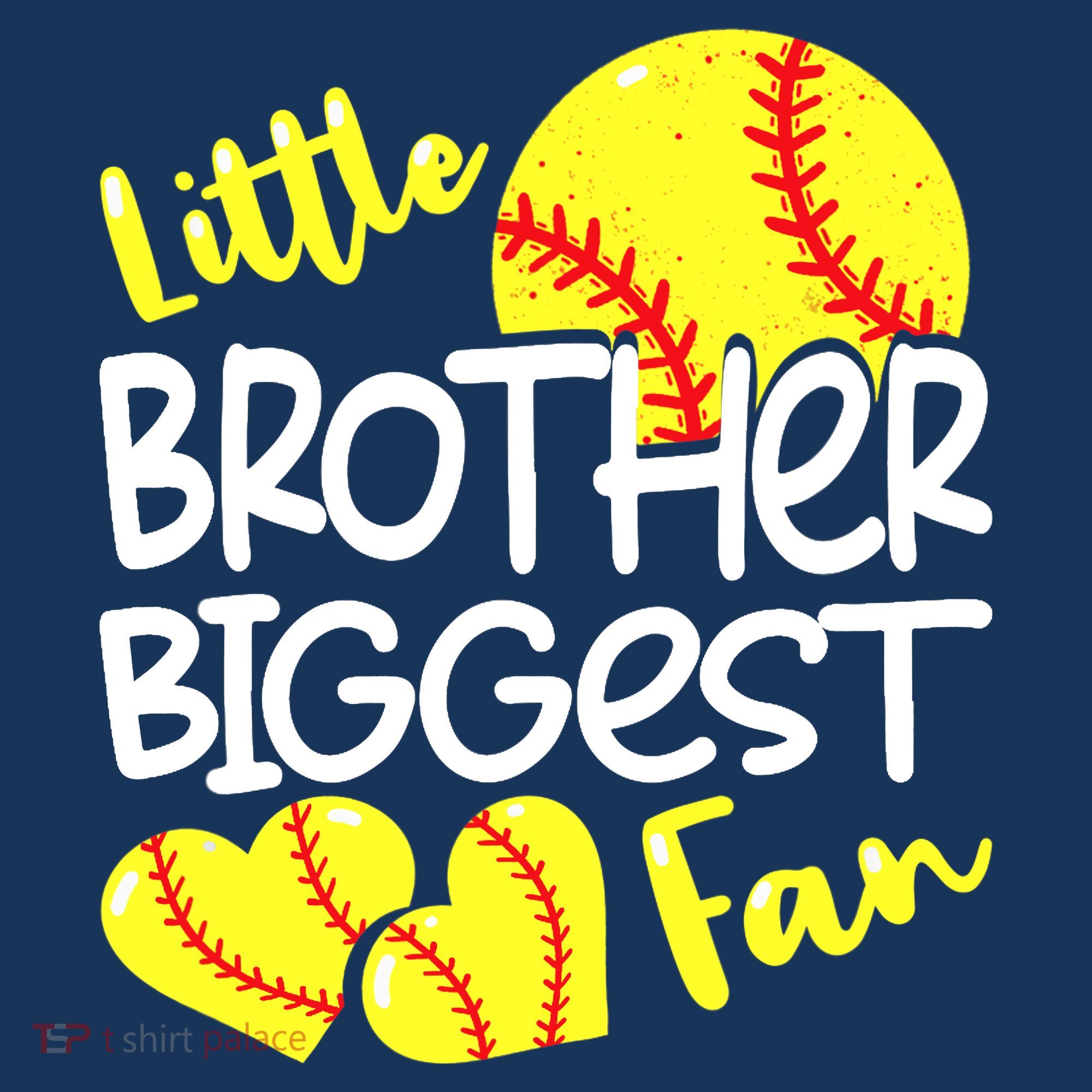 Little Brother Biggest Fan Softball, Softball Women's Tank Top