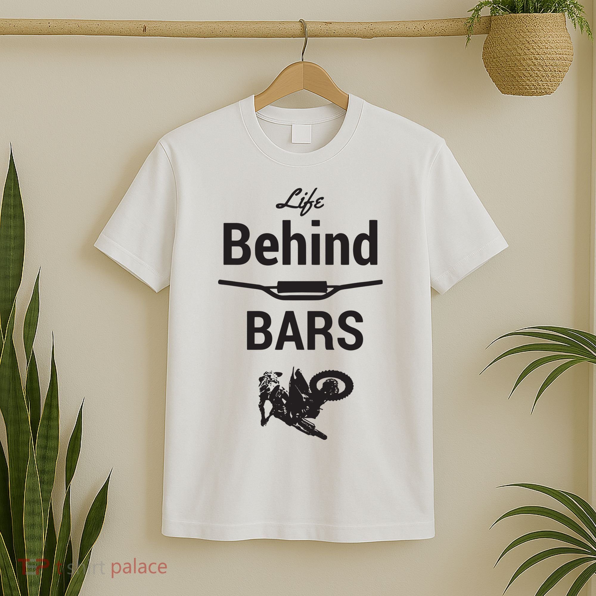 Life Behind Bars Brap Dirt Bike Motocross T-Shirt