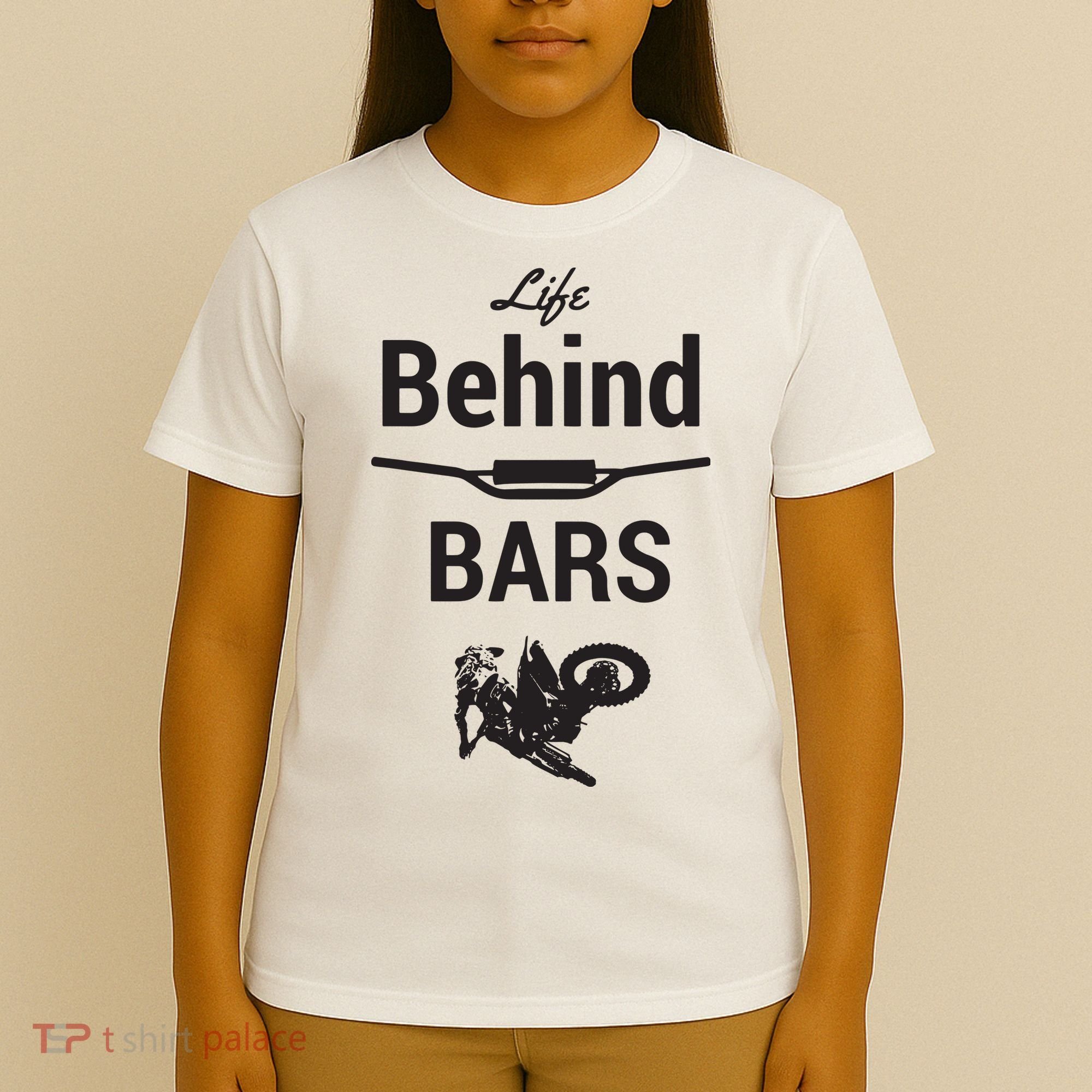 Life Behind Bars Brap Dirt Bike Motocross T-Shirt