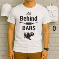 Life Behind Bars Brap Dirt Bike Motocross T-Shirt thumb 6