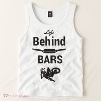 Life Behind Bars Brap Dirt Bike Motocross Tank Top thumb 2
