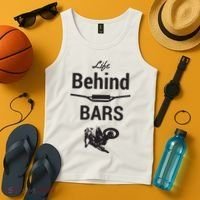 Life Behind Bars Brap Dirt Bike Motocross Tank Top thumb 4