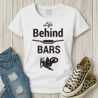 Life Behind Bars Brap Dirt Bike Motocross Women's T-Shirt thumb 3