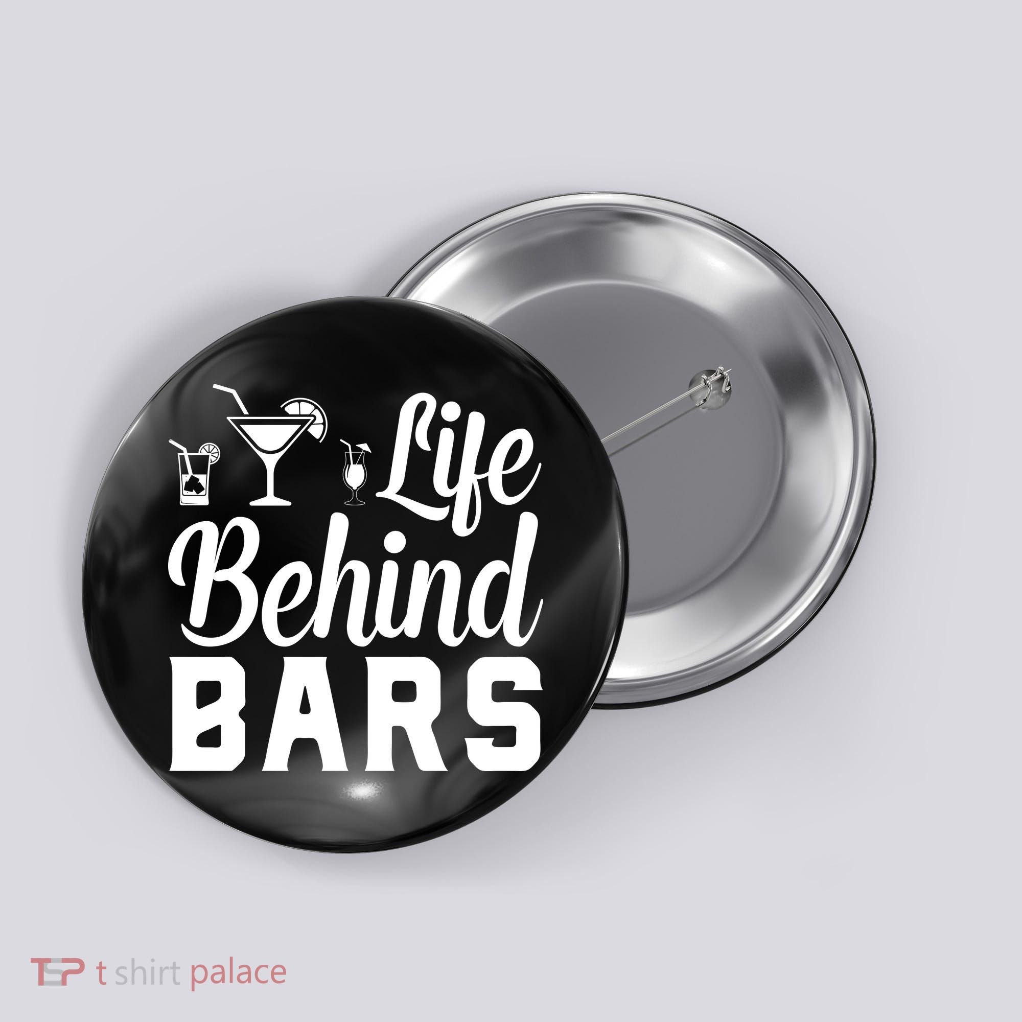 Life Behind Bars Button