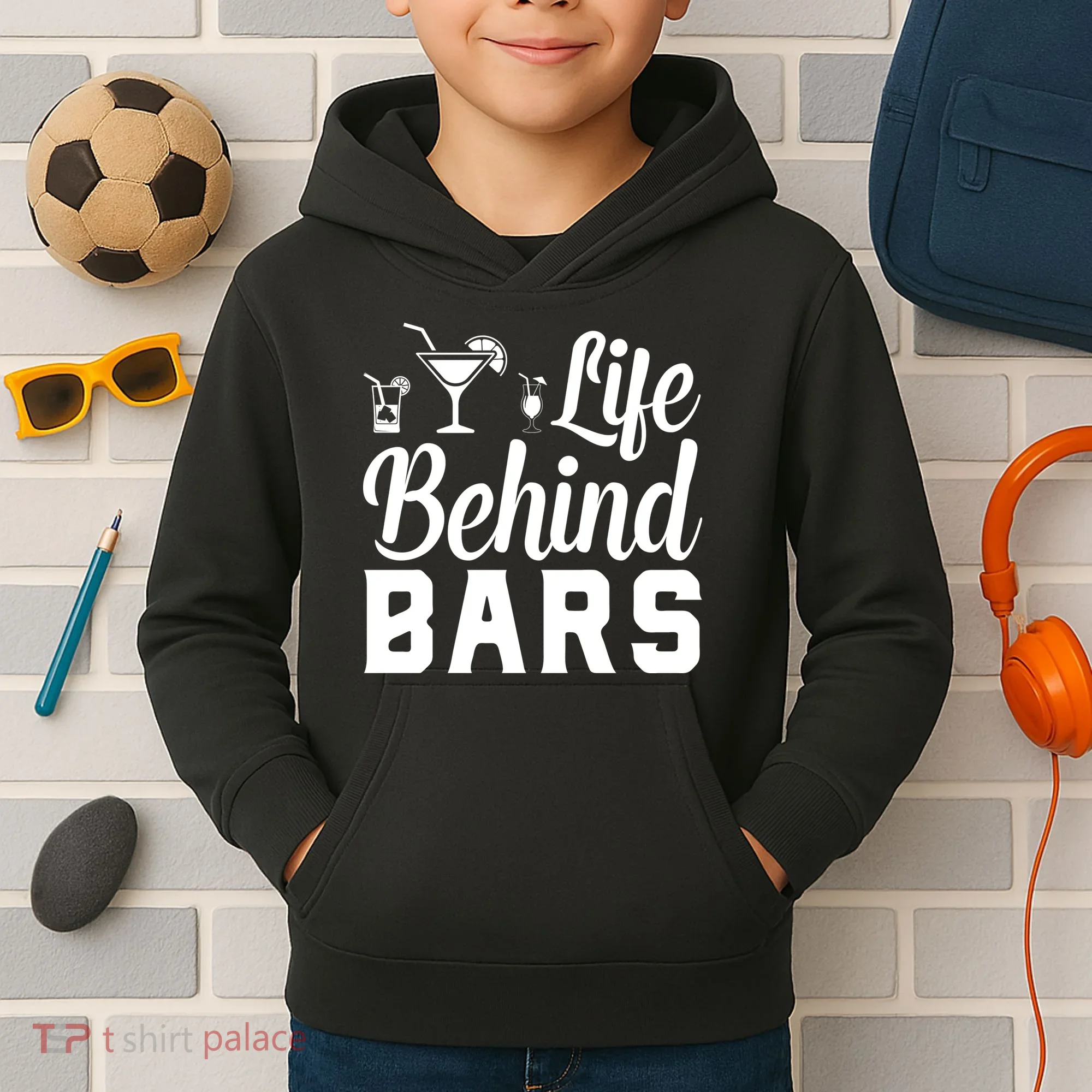 Life Behind Bars Kids Hoodie