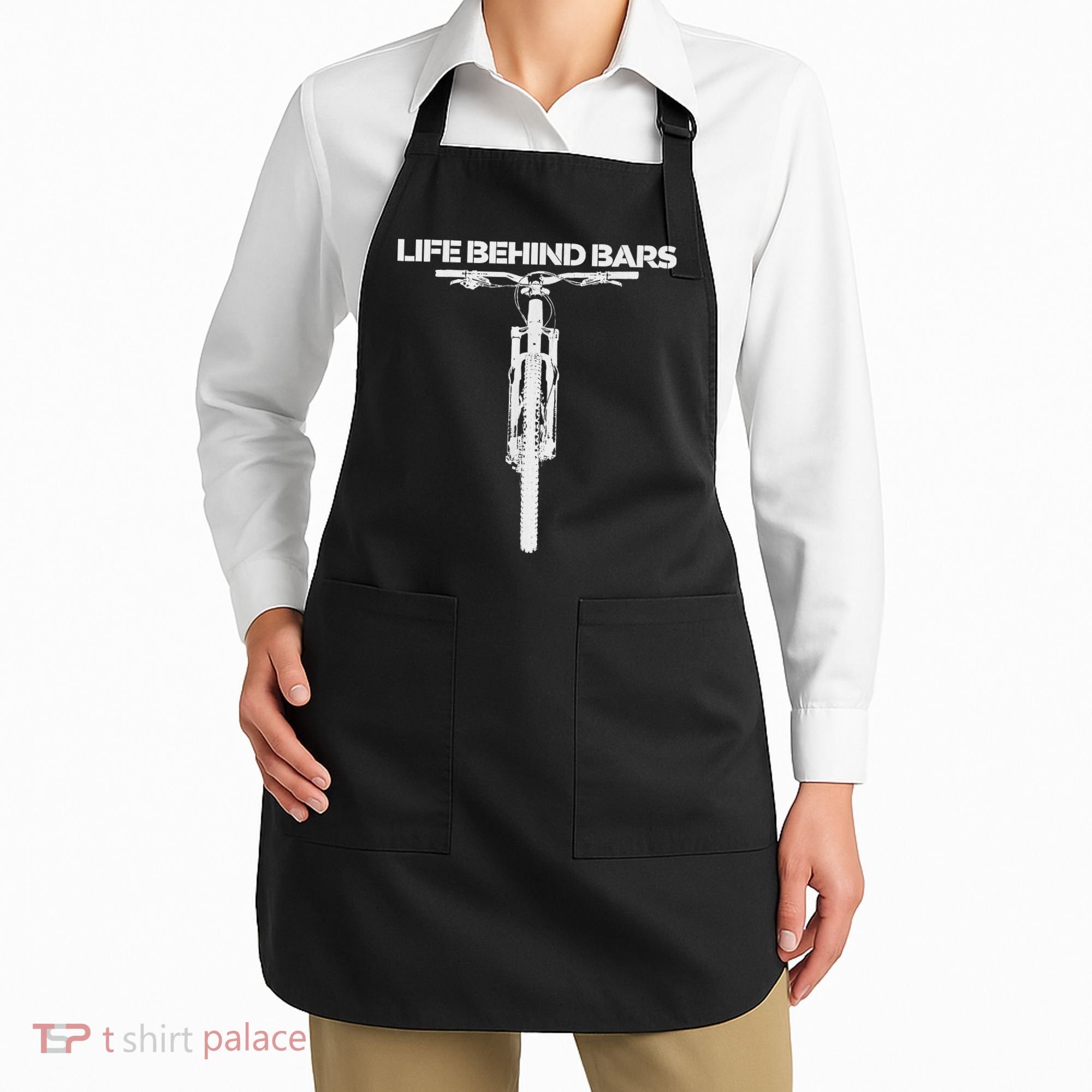 Life Behind Bars Mb Mountain Biking Cyclists Bikers Apron