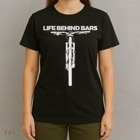 Life Behind Bars Mb Mountain Biking Cyclists Bikers T-Shirt thumb 4