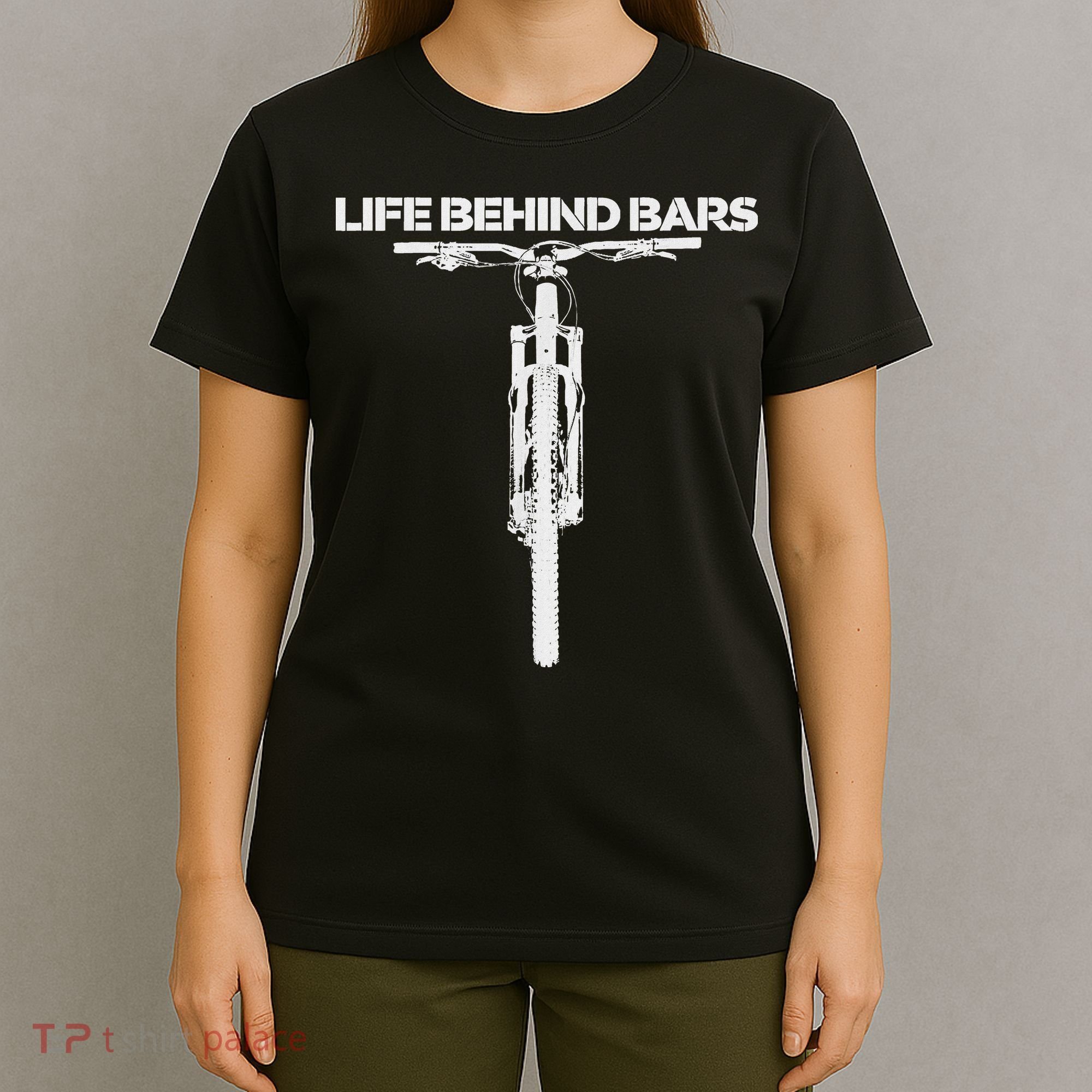 Life Behind Bars Mb Mountain Biking Cyclists Bikers T-Shirt