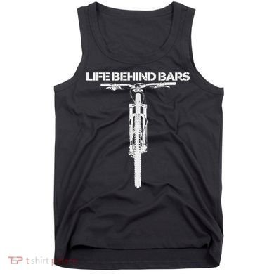 Life Behind Bars Mb Mountain Biking Cyclists Bikers Tank Top