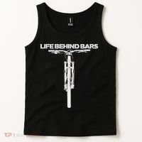 Life Behind Bars Mb Mountain Biking Cyclists Bikers Tank Top thumb 2